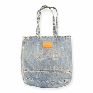 AMERICAN EAGLE Women’s Light Blue Denim Tote Bag One Size